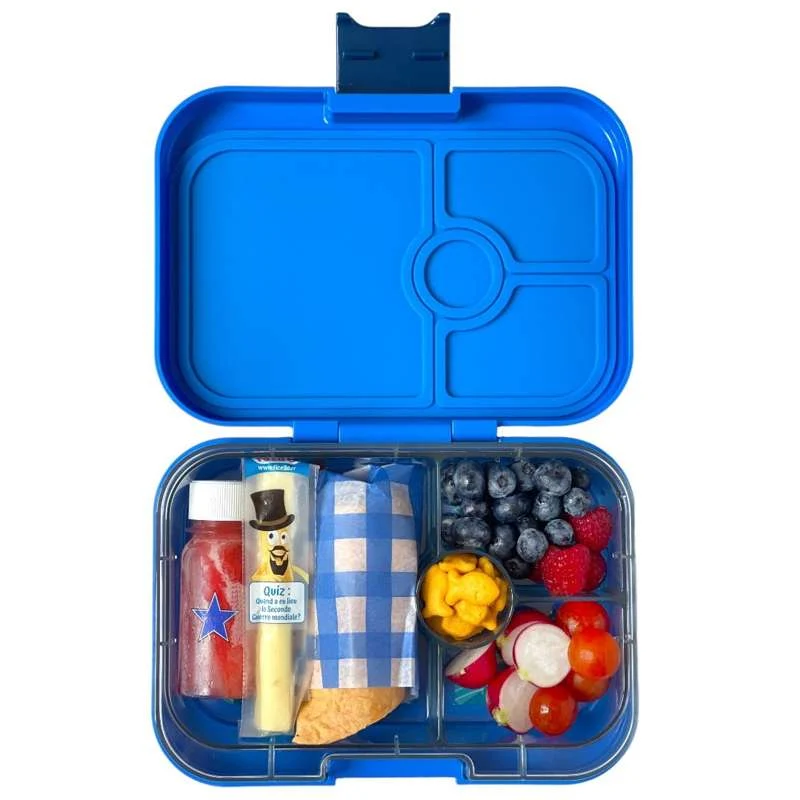 Yumbox Madkasse - Panino - 4 rum - Surf Blue/Shark