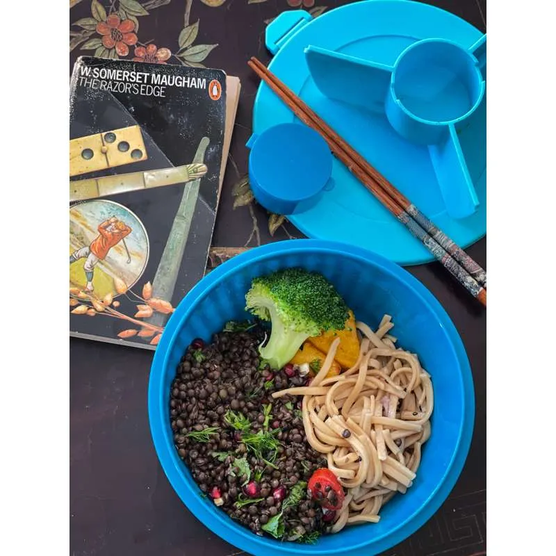 Yumbox Madkasse - Poke Love Bowl - 4 rum - Lagoon Blue