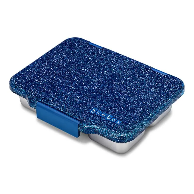 Yumbox Madkasse - Presto Stainless Steel - 4 rum - Twilight Blue Glitter
