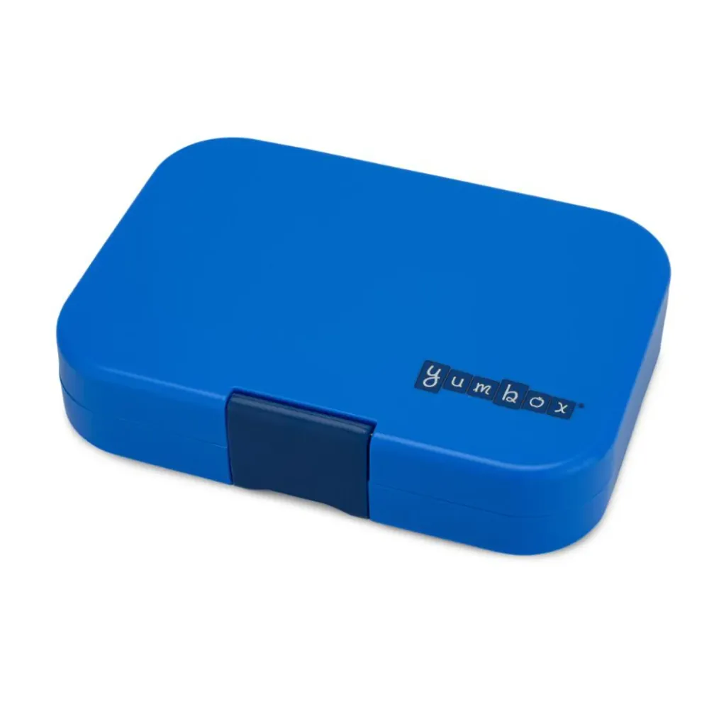 Yumbox madkasse m. 6 rum, Original - Funny monster - surf blue