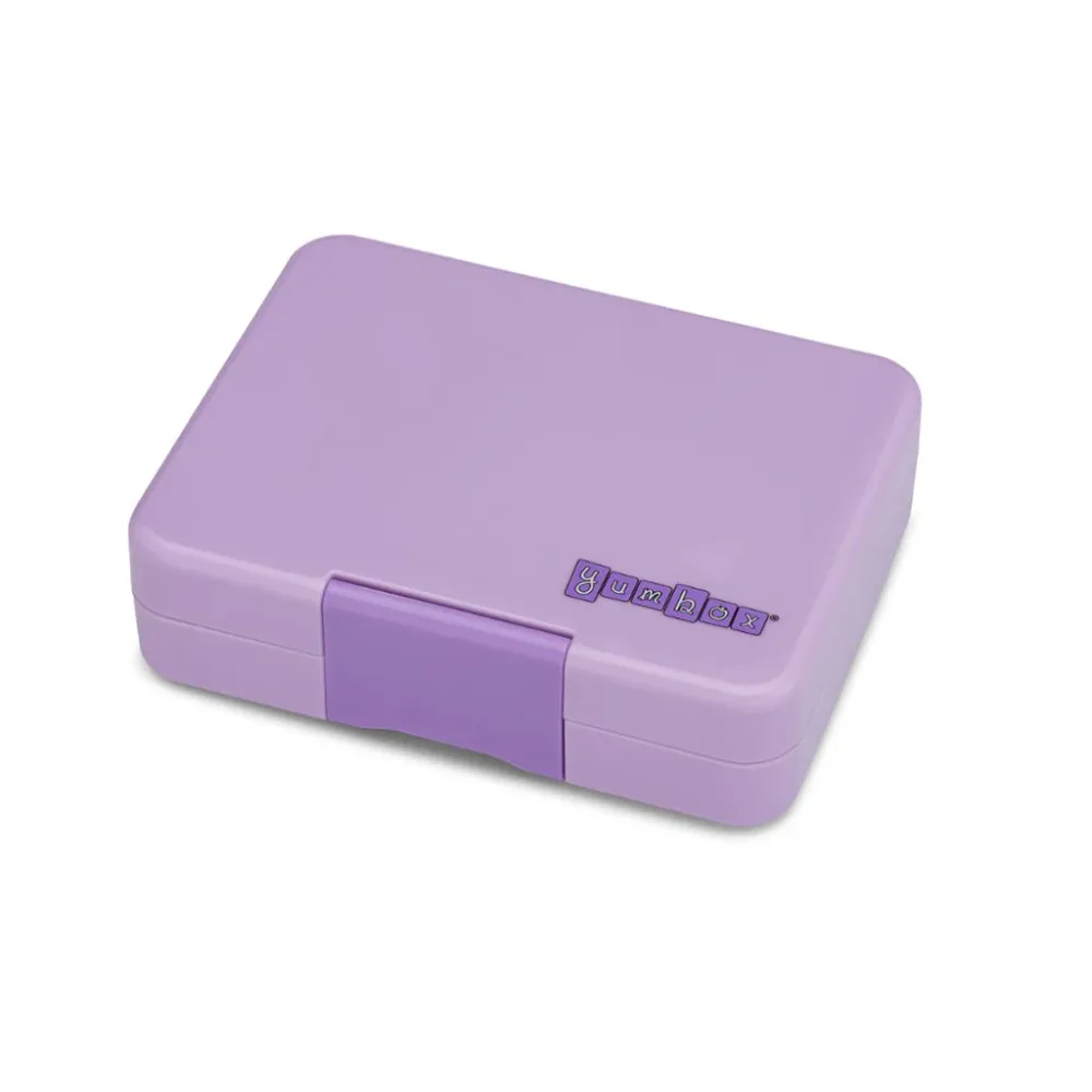 Yumbox madkasse m. 3 rum, Snack - Lavande Purple/unicorn