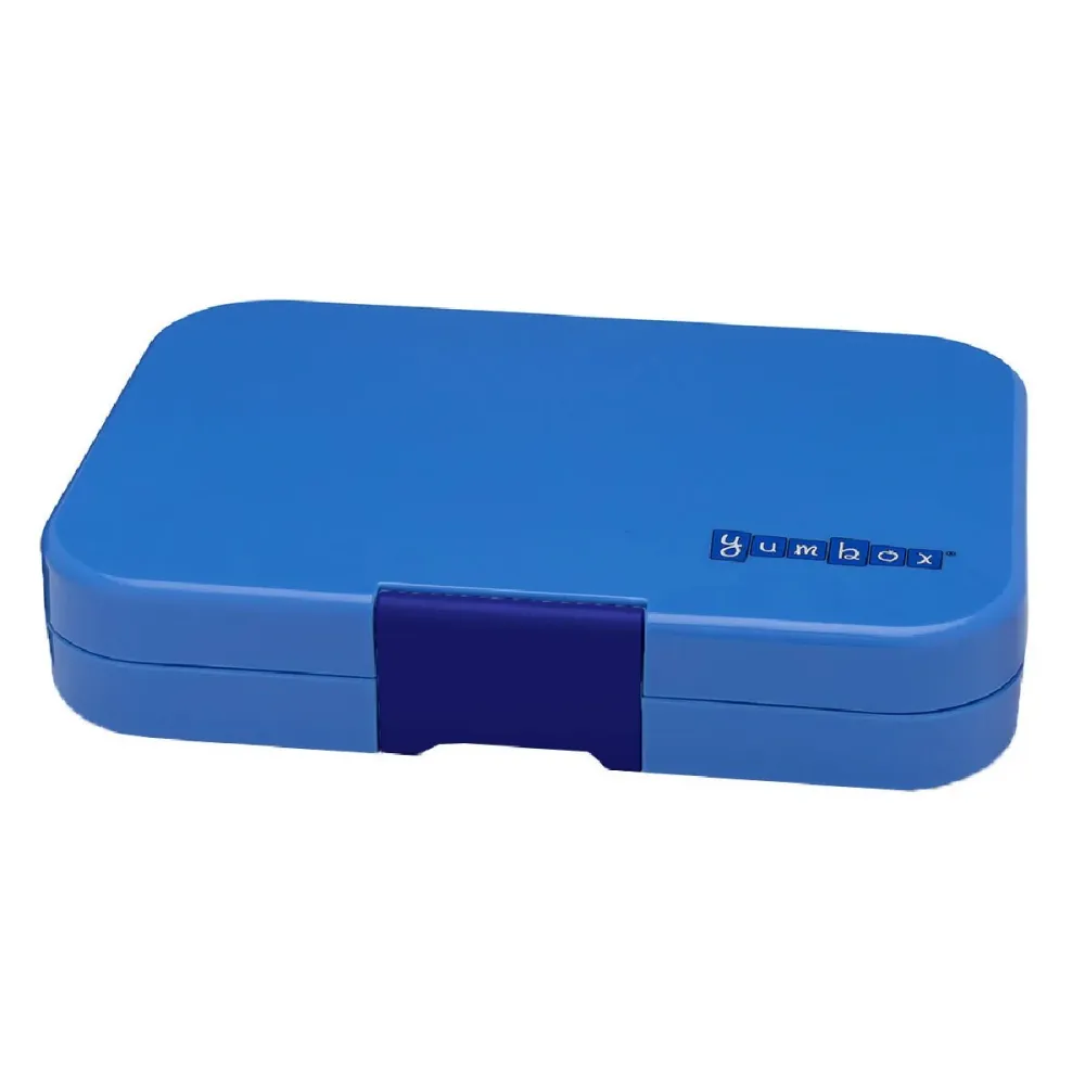 Yumbox Panino Madkasse m 4 Rum, Surf Blue-Shark Tray