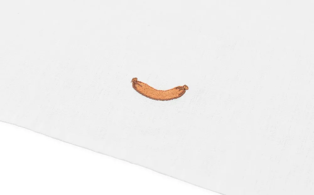 Yummy viskestykke, Sausage - 50x70 cm.