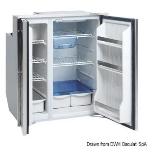 ISOTHERM køleskab CR200 rustfrit stål 12/24 V Indel - Isotherm