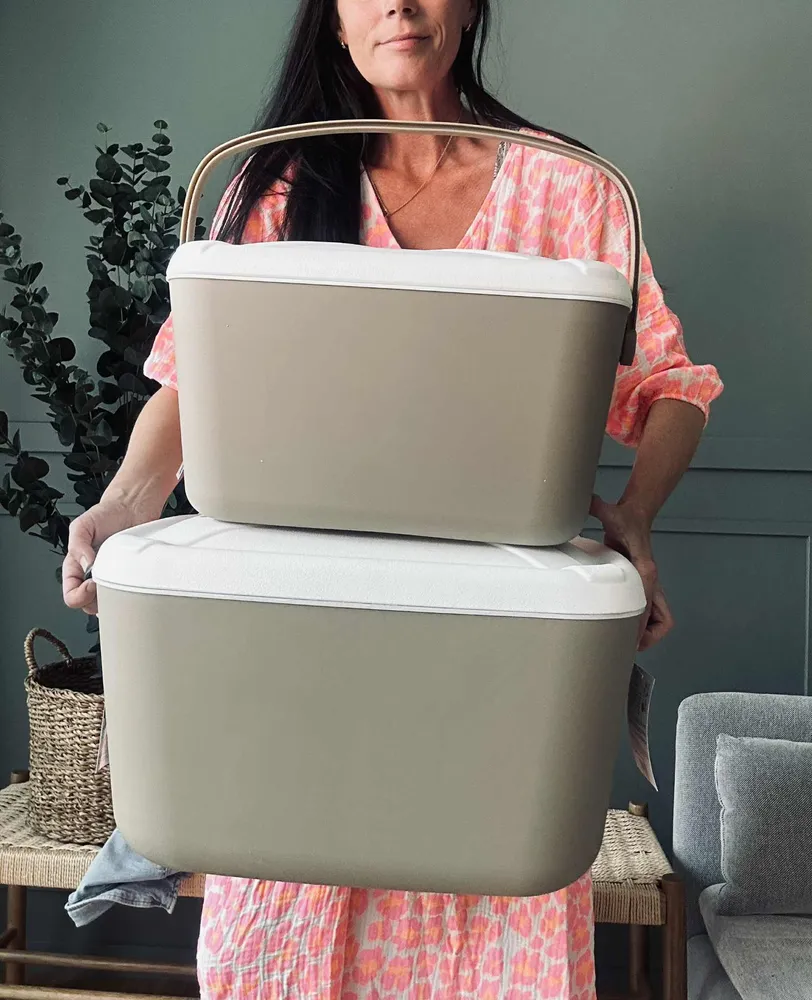 COOLER BOX - Sæt med 2 stk. Beige