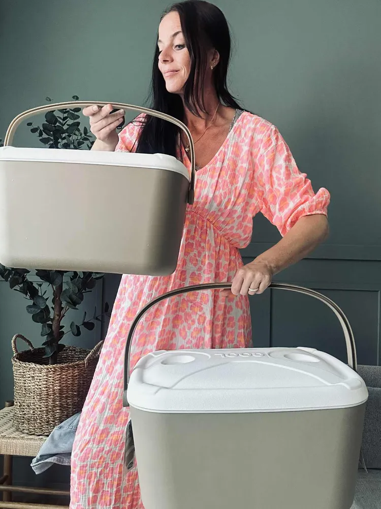 COOLER BOX - Sæt med 2 stk. Beige