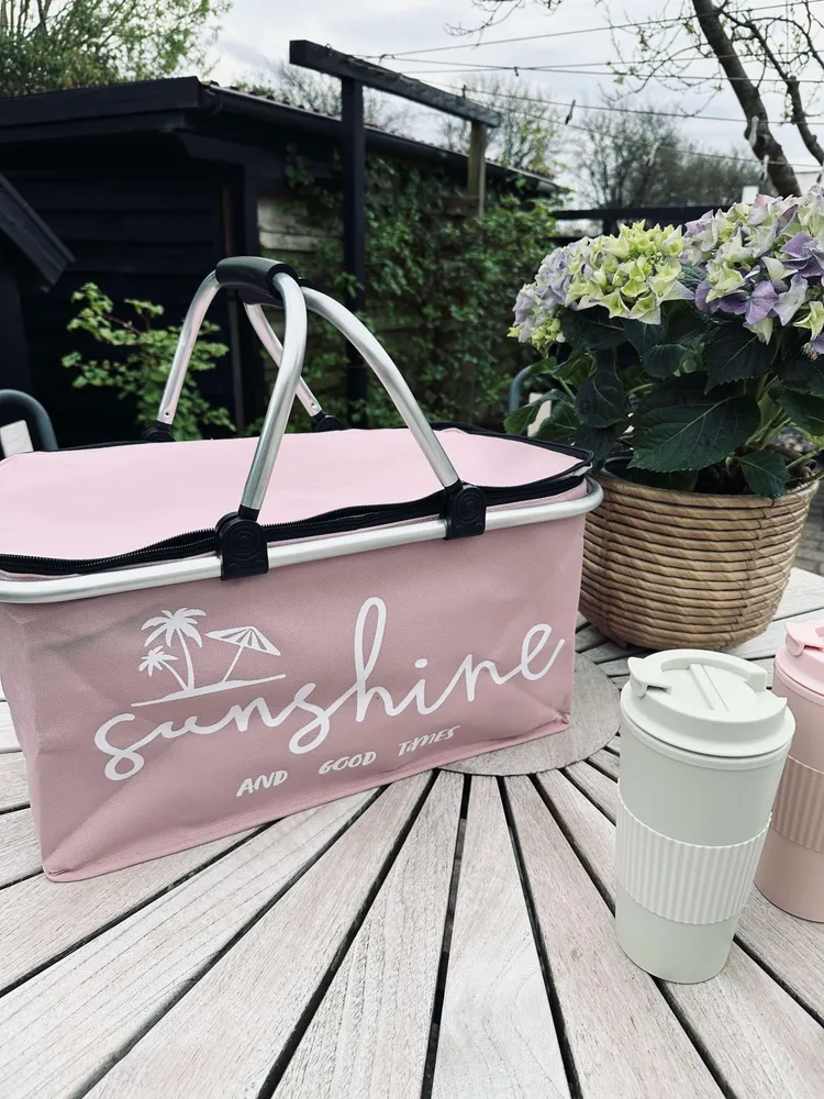 Køletaske 35L - Rosa