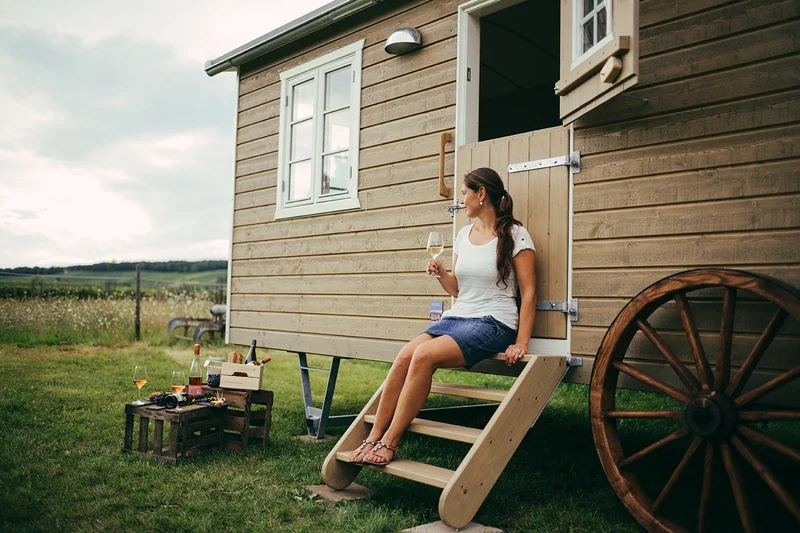 Shepherd's Wagon "Wine Sleeping Wagon" - dit håndlavede lille hus vinelskere