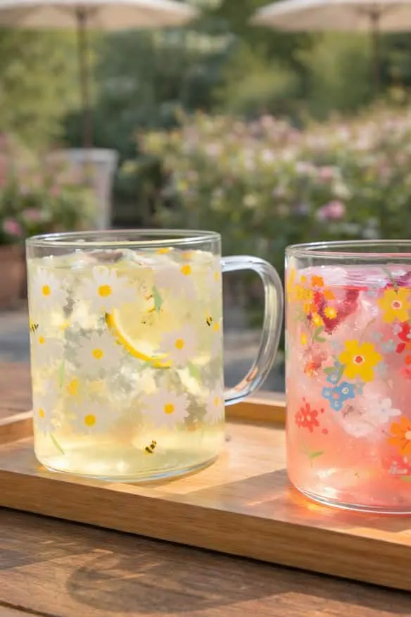 Krus i glas Summer - Color mix
