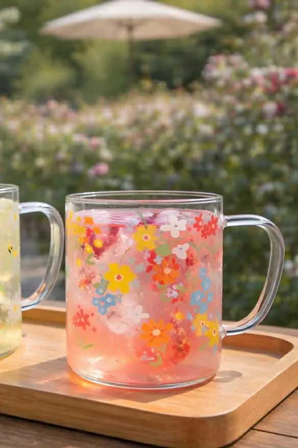 Krus i glas Summer - Color mix