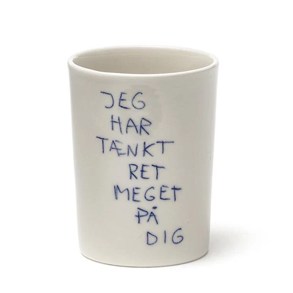 "Jeg har tænkt ret meget på dig" krus