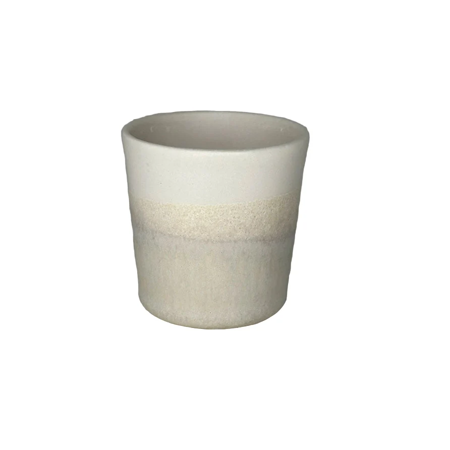 Keramik kop - Espresso - Råhvid
