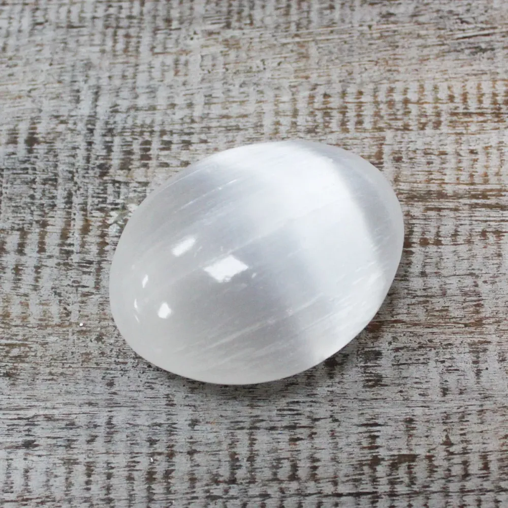 Selenit Krystal Håndsten 6.5 cm Marokko