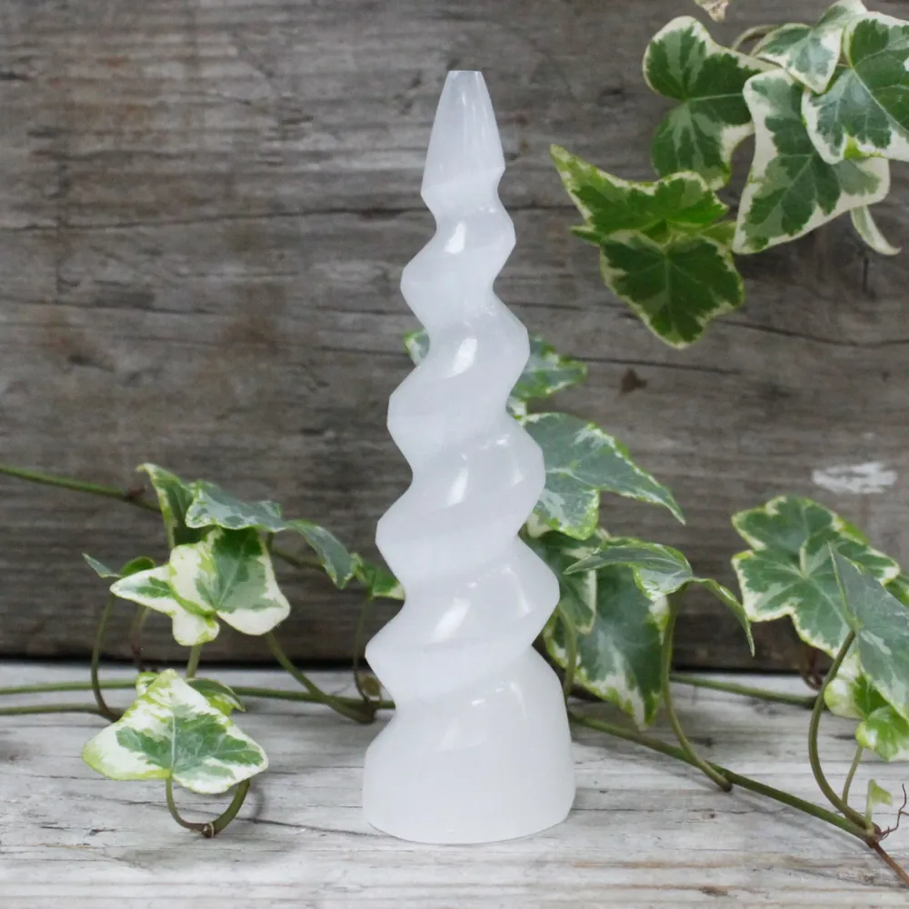 Selenittårn Enhjørningehorn – 15 cm
