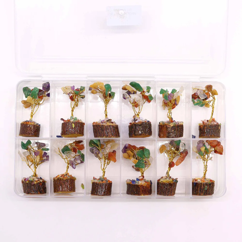 Ædelstenstræ på træfod, 15 ædelsten