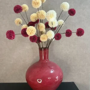 Kunstig buket Pompom