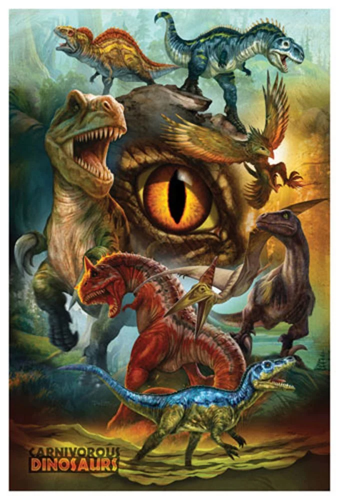 Dinosaur - Carnivovous- plakat
