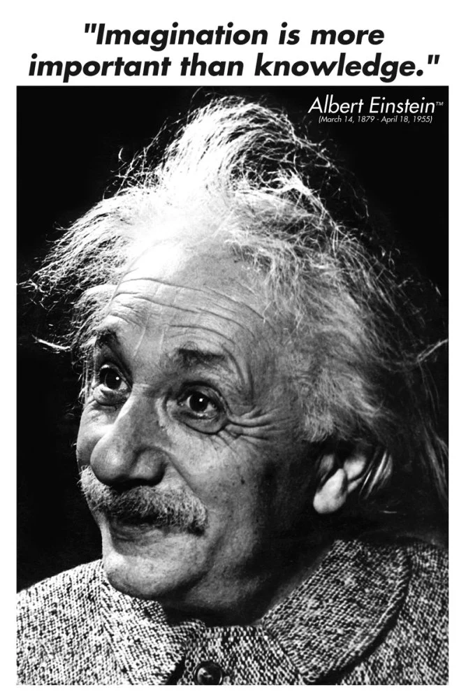 Einstein - plakat - Imagination