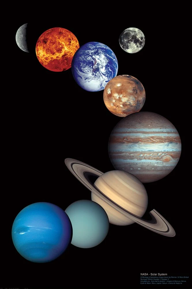 NASA - Solsystem - plakat