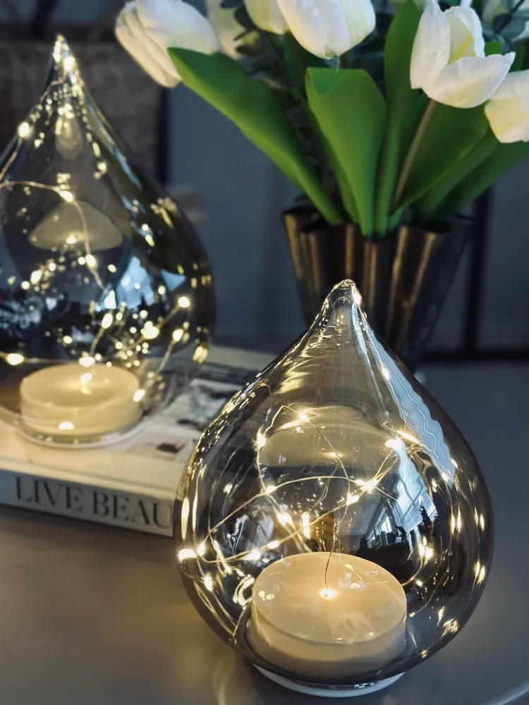 Drop led lampe - 24 cm