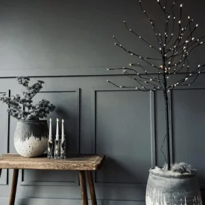 LED Træ med timer 110cm - Batteriboks godkendt Inde / Ude