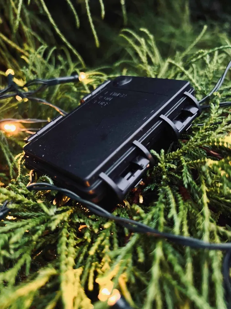 Lyskæde 40 LED med batteriboks – Godkendt Inde / Ude