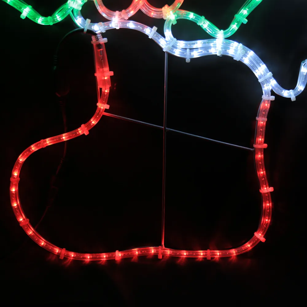 Julestrømpe LED Motiv 57x85 cm