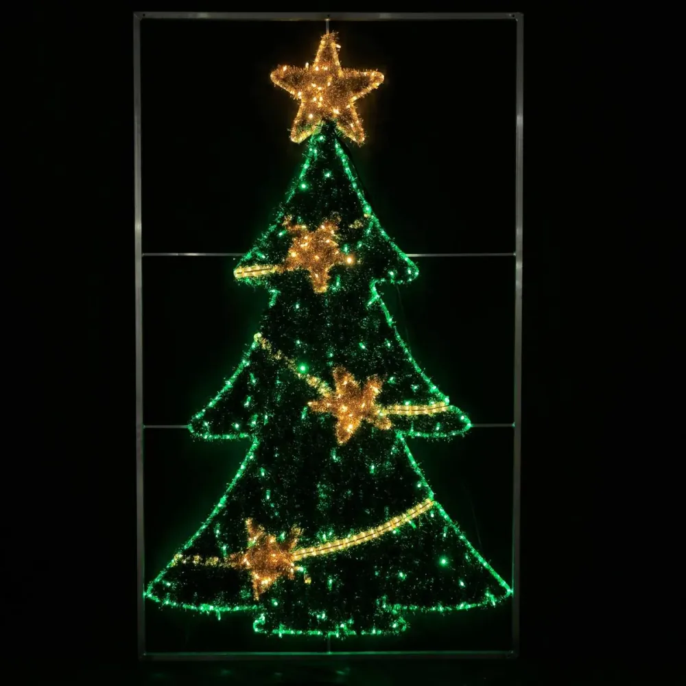 Juletræ LED Motiv 119x200cm - 5% Autoflash