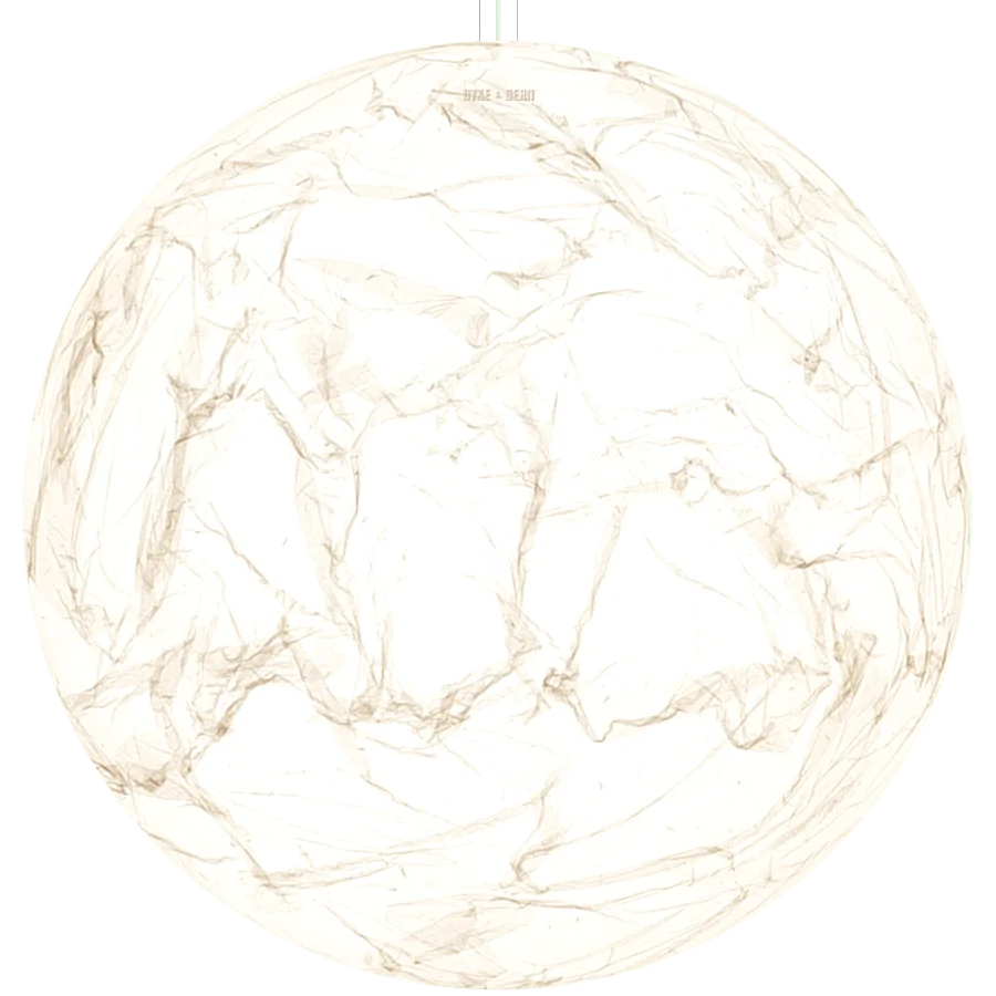 PAPIR MÅNEPENDEL OPAL POLY 600MM