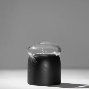 Boletus Black/Clear Glass, w. 9 cm ChiCura Living, Art & Frames