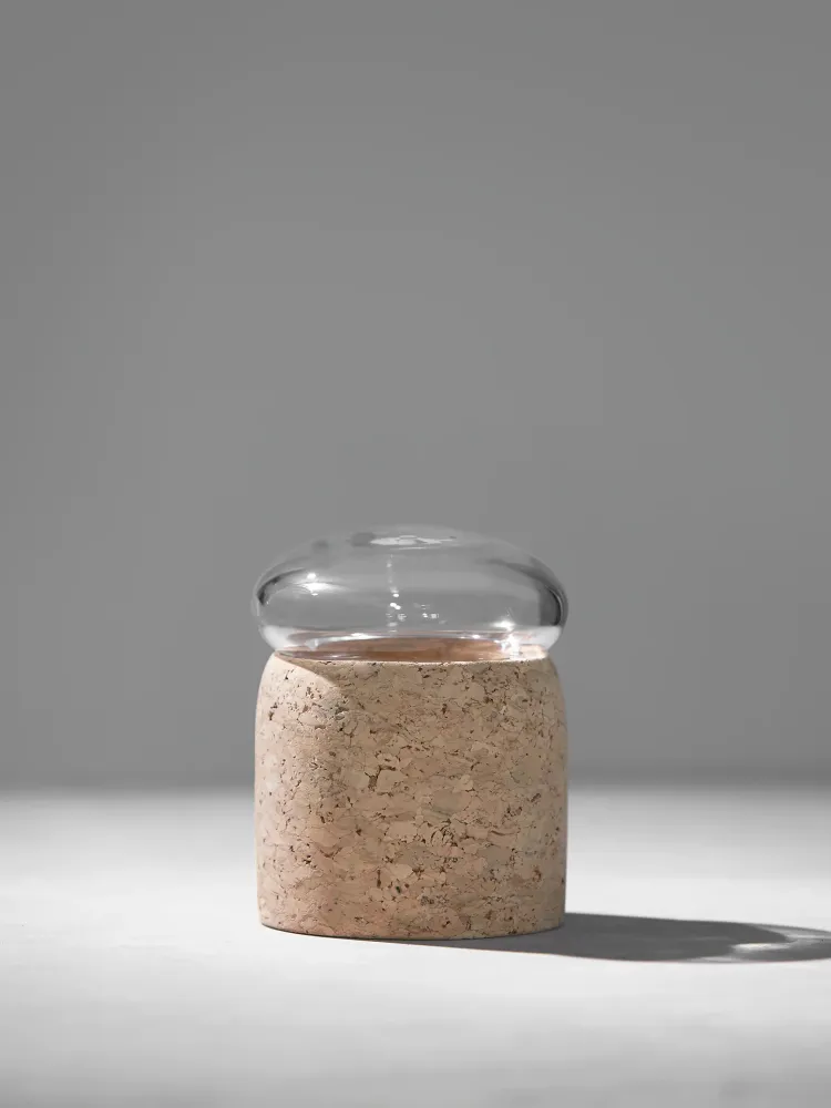Boletus Cork/Clear Glass, w. 9 cm ChiCura Living, Art & Frames