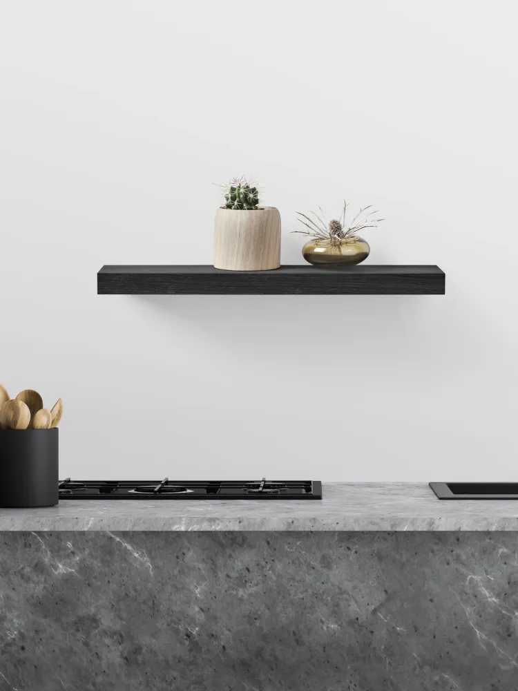 Tabula Hylde CC2 Sort - 30 cm ChiCura Living, Art & Frames