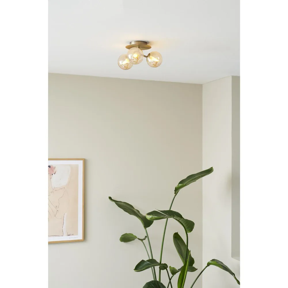 Halo Design Atom Trio Loftlampe - Opal