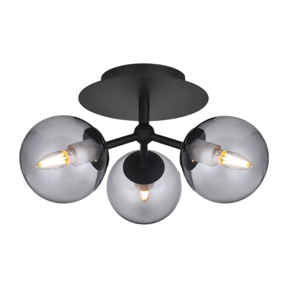 Halo Design Atom Trio Loftlampe - Smoke