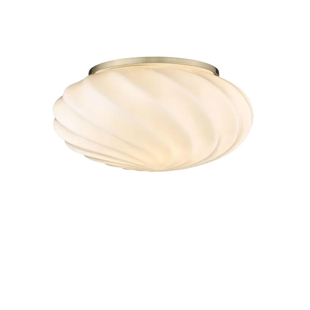 Halo Design Twist Væg/Loftlampe - Antik Messing