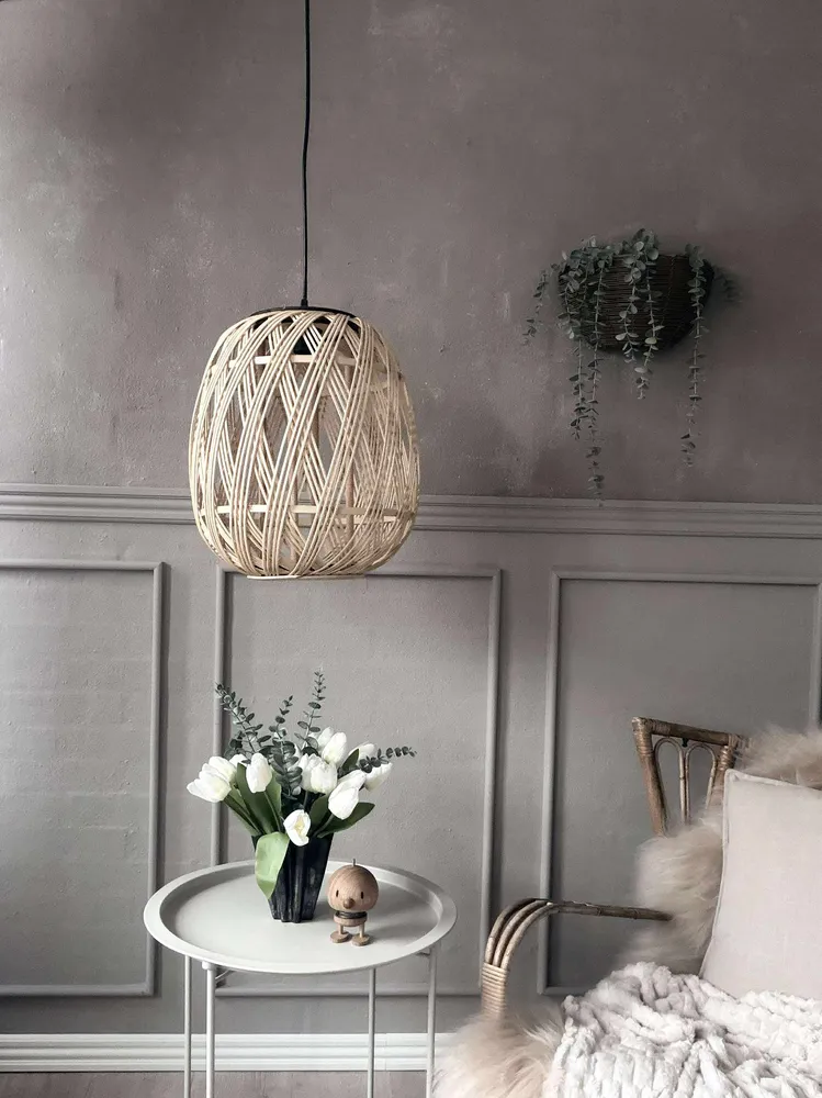 Lampe Rattan - Dia 35 cm