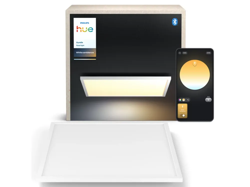 Philips Hue Aurelle Hue Loftlampe Kvadratisk Stor 60*60