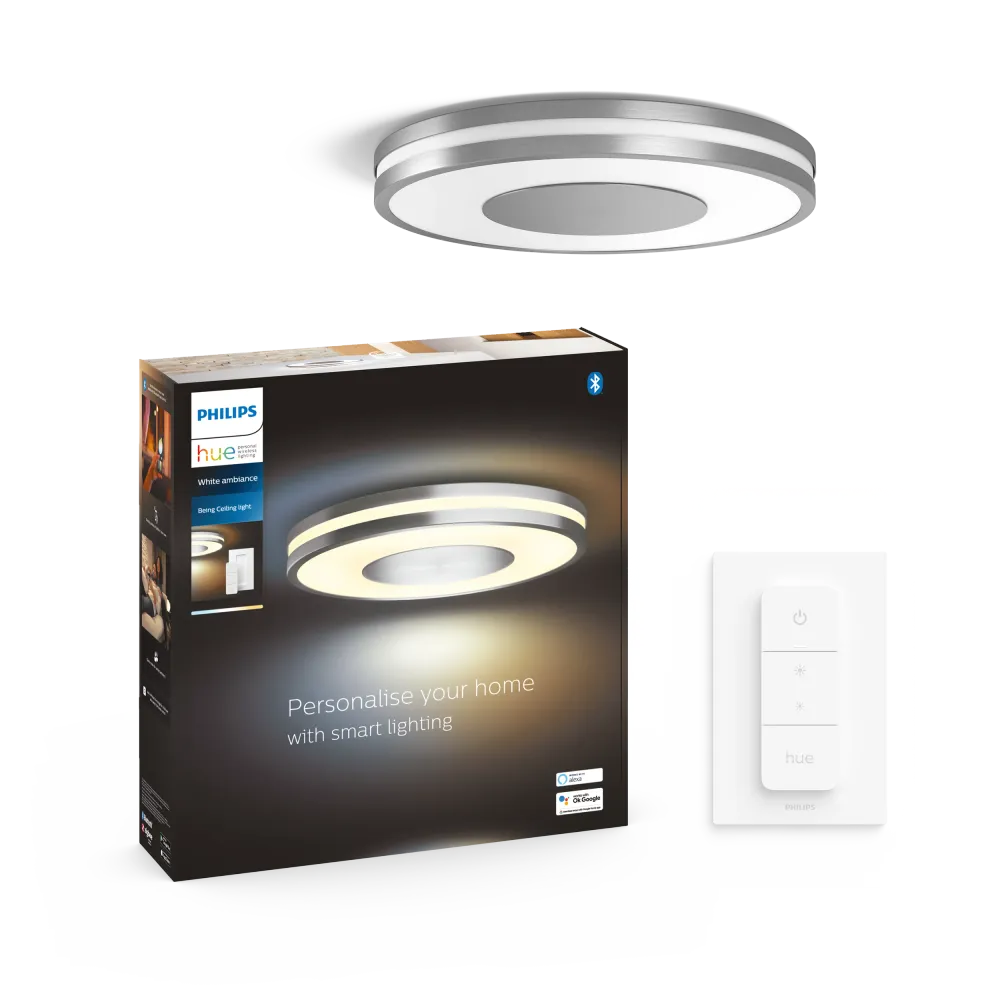 Philips Hue Being Hue Loftlampe - Aluminium