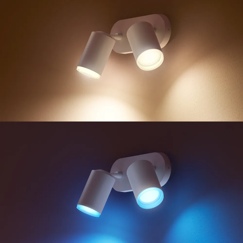 Philips Hue Fugato Hue Loftlampe 2-Spot - Hvid