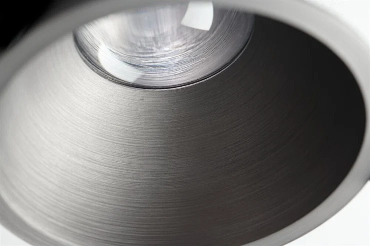 Light Point Curve Spot Ø11 - Titanium