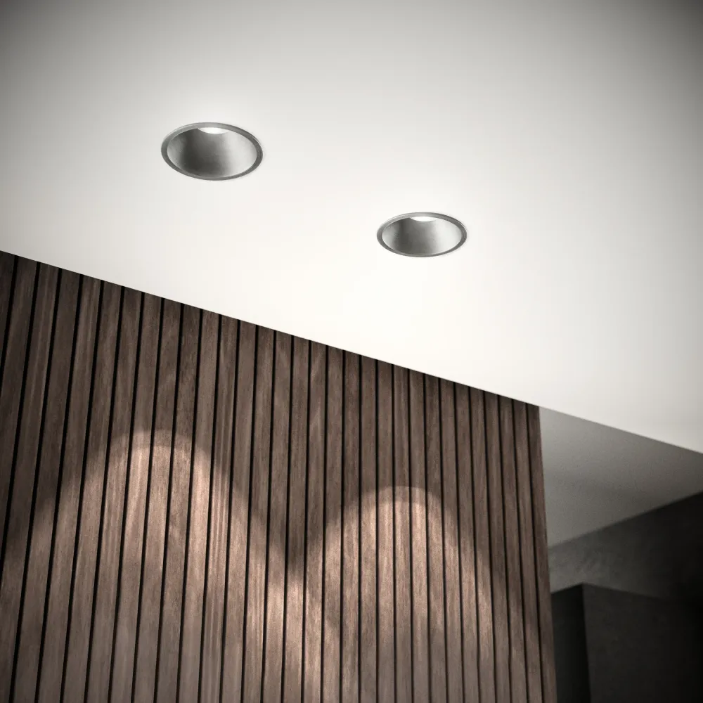 Light Point Curve Spot Ø11 - Titanium