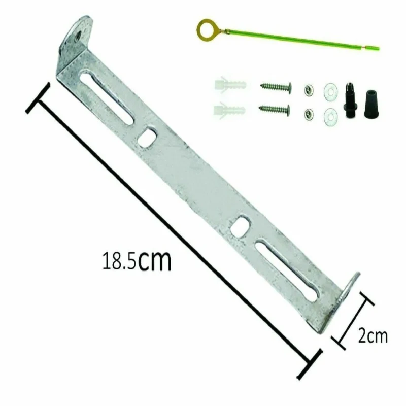 Loftbeslag 185 mm til lampeplade med tilbehør ~1278