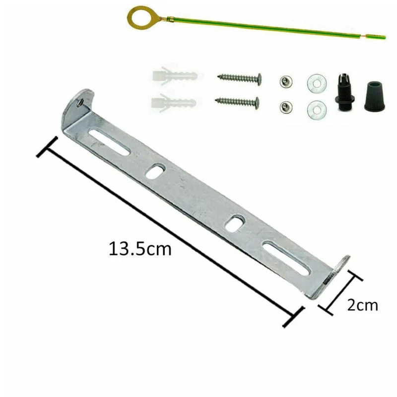 Loftmonteret metalplade 135 mm lampeholder ~1283
