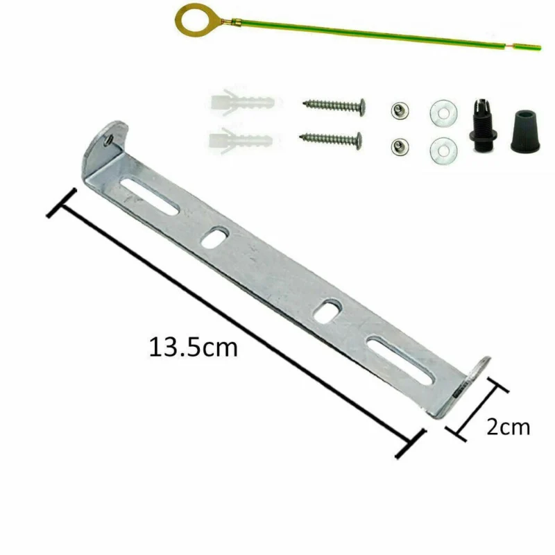 Loftmonteret metalplade 135 mm lampeholder ~1283