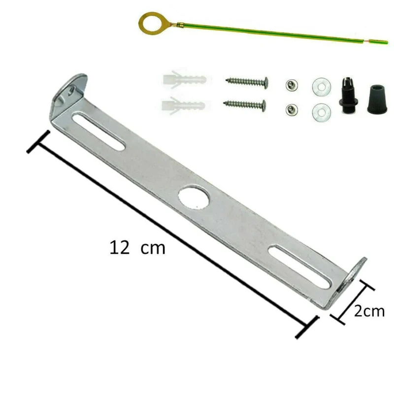 Loftroset 120 mm beslag bælteafstivning plade med tilbehør ~1285