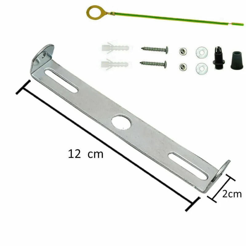 Loftroset 120 mm beslag bælteafstivning plade med tilbehør ~1285