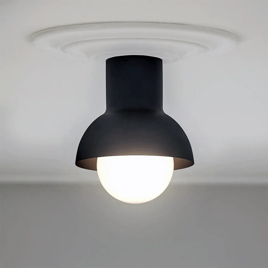 FAST LOFT NED SKYGGE LYS MAT SORT