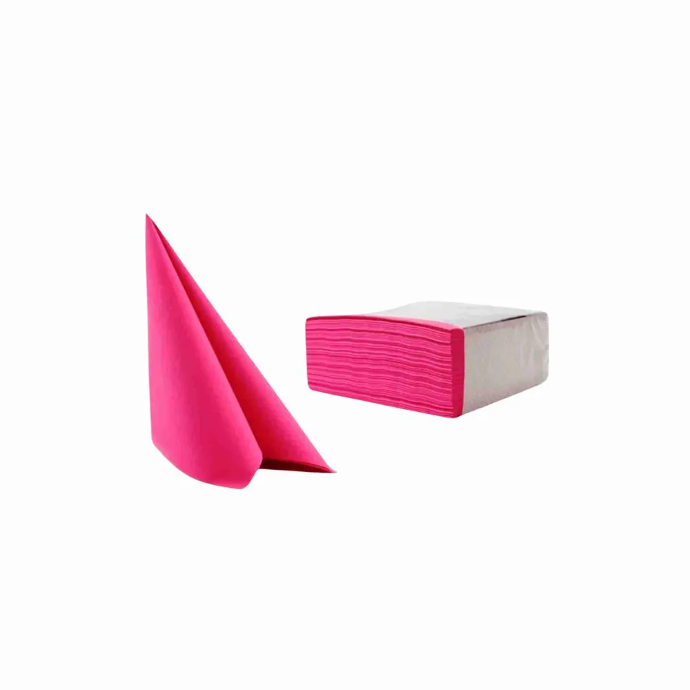Servietter Airlaid 40x40 cm. Pink, 50 stk.