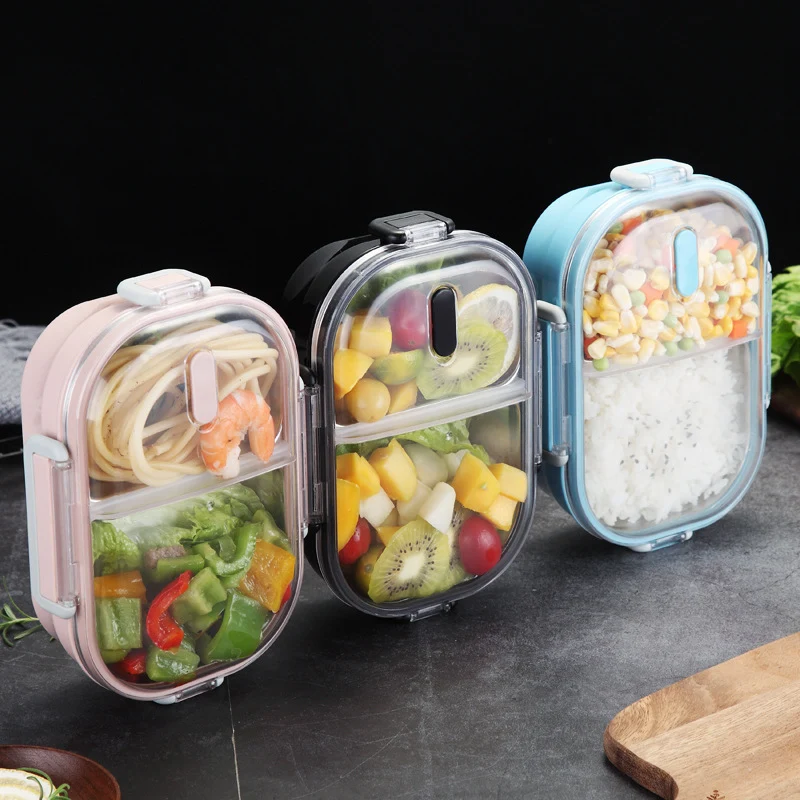 304 Stainless Steel Leak-Proof Lunch Box Black