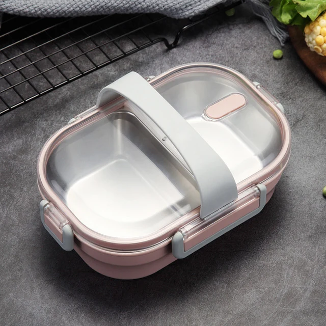 304 Stainless Steel Leak-Proof Lunch Box Black